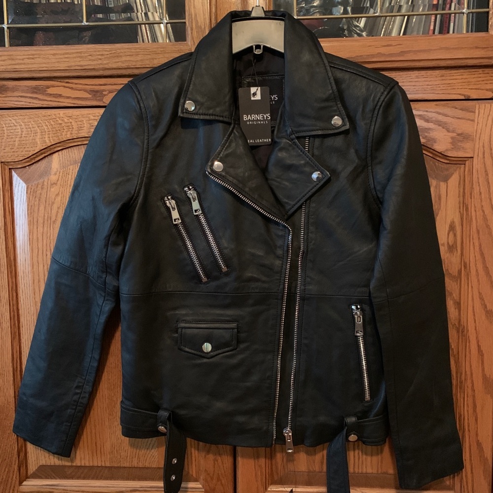 Barney’s Originals Leather Jacket